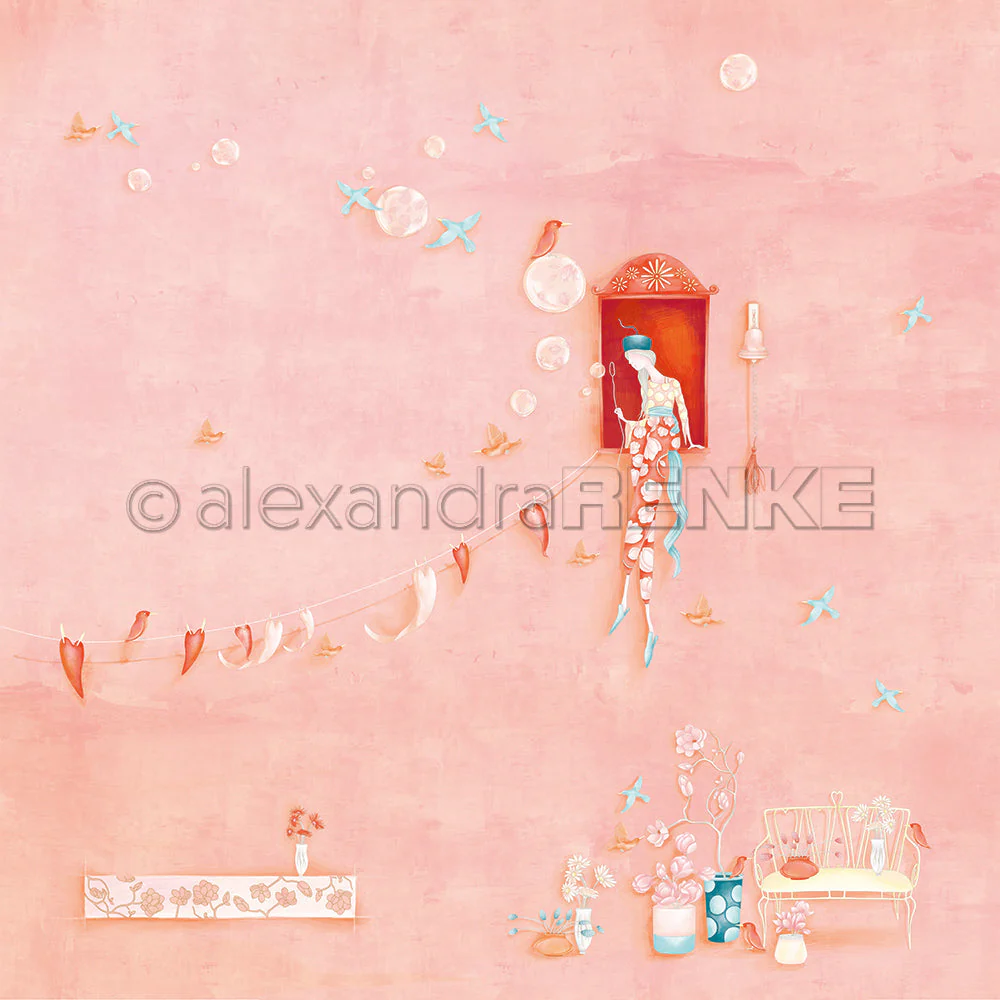 Alexandra Renke 12x12" Design Paper Lisas Figurines Soap Bubble Magic 200g - 1 pc