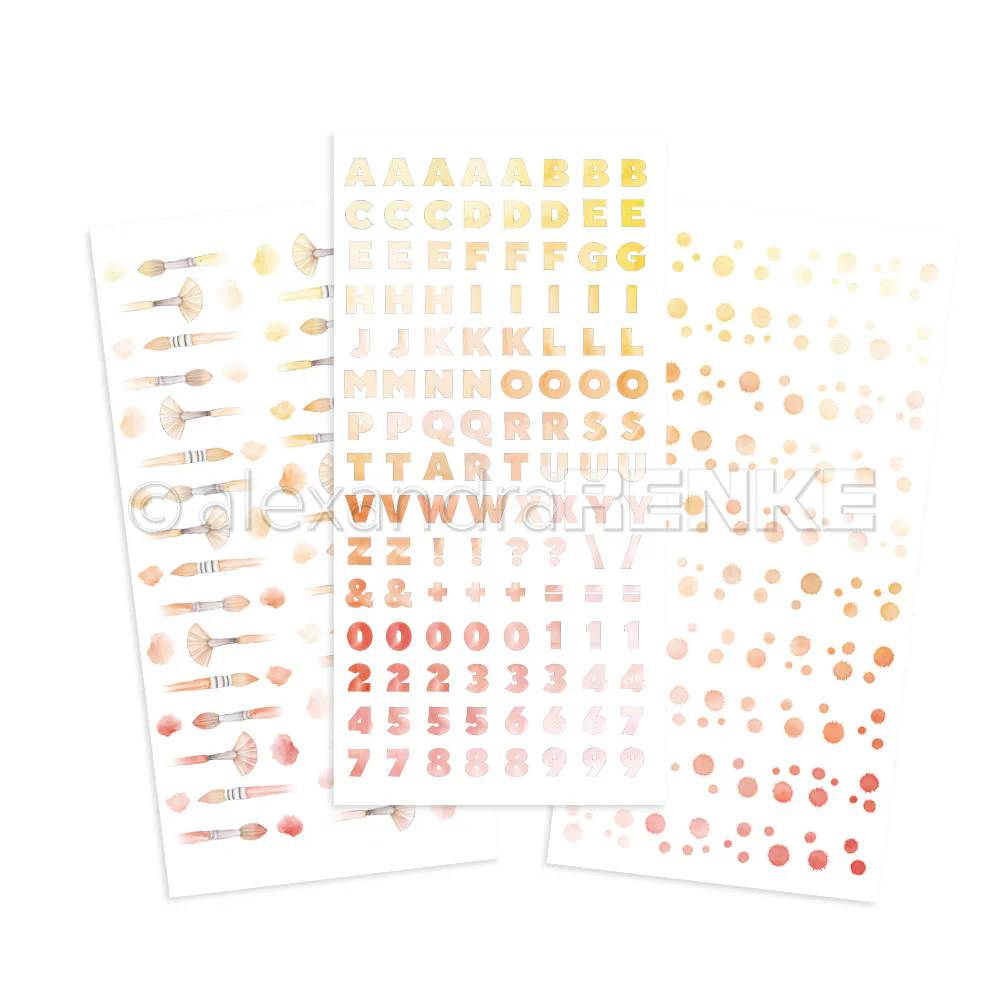 Alexandra Renke Rub-On Color Magic Yellow-Orange-Red