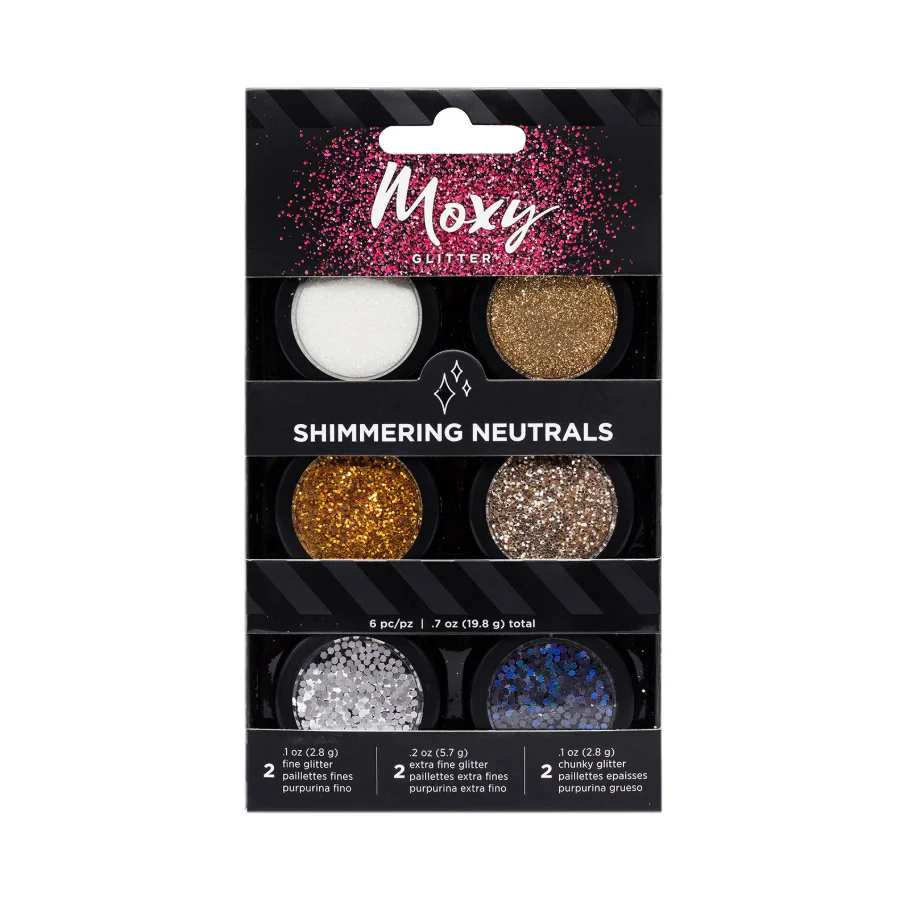 American Crafts Moxy Glitter Shimmer Neutrals
