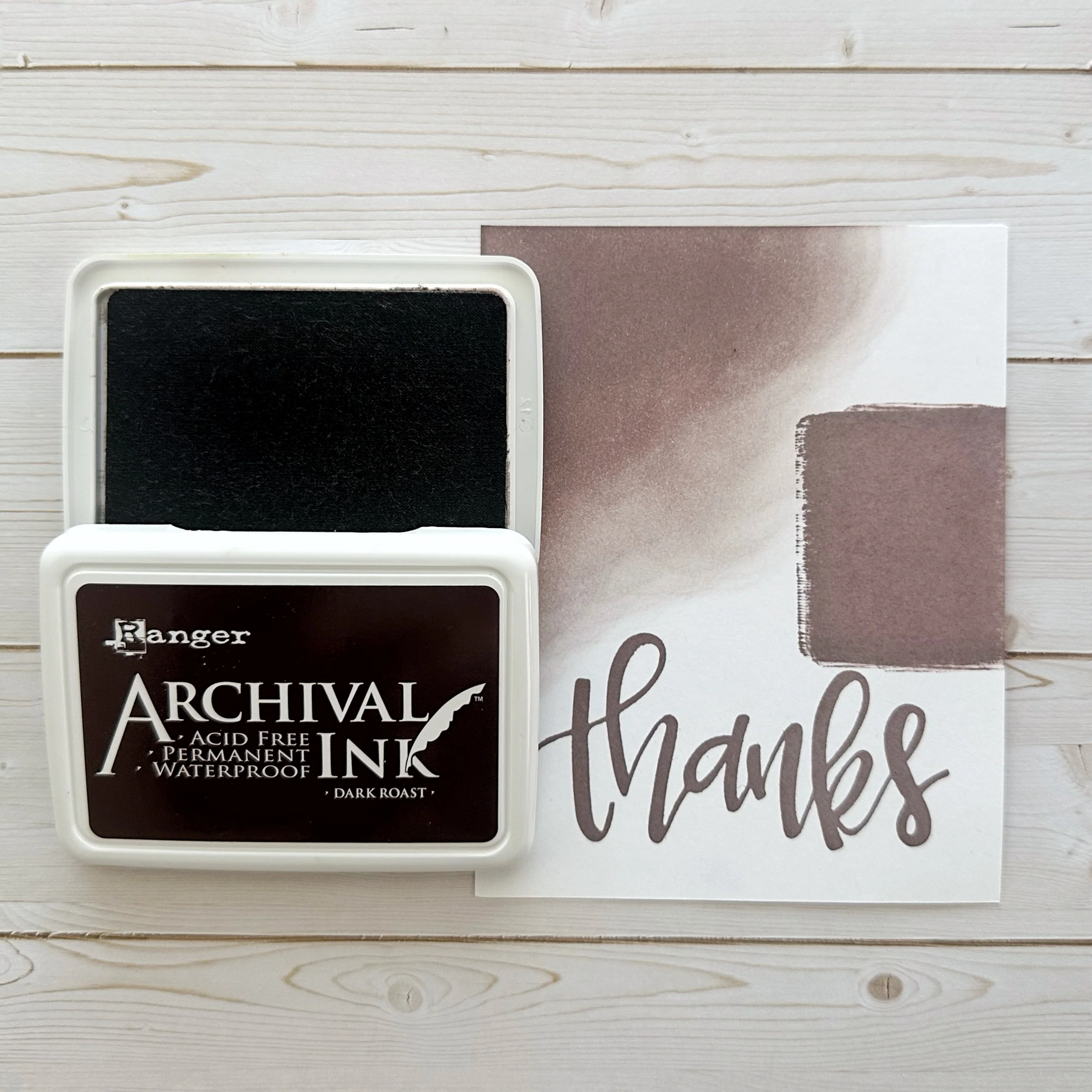 Ranger Archival Ink Pad Dark Roast - Image 3