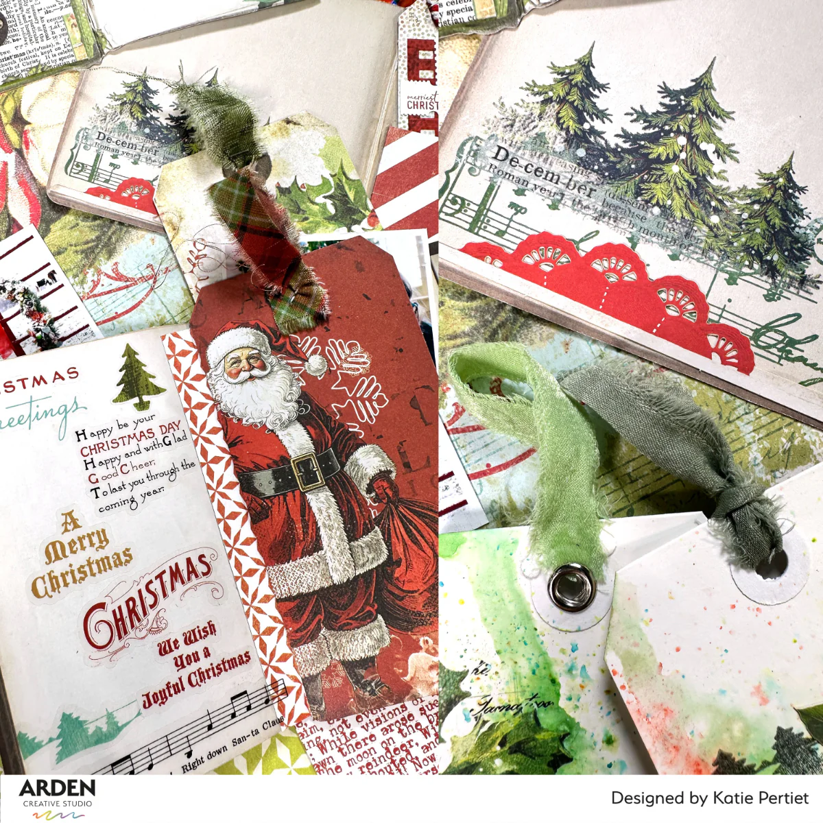 Arden Creative Studio Christmas Cheer 12in x 12in Paper Pad - Image 7