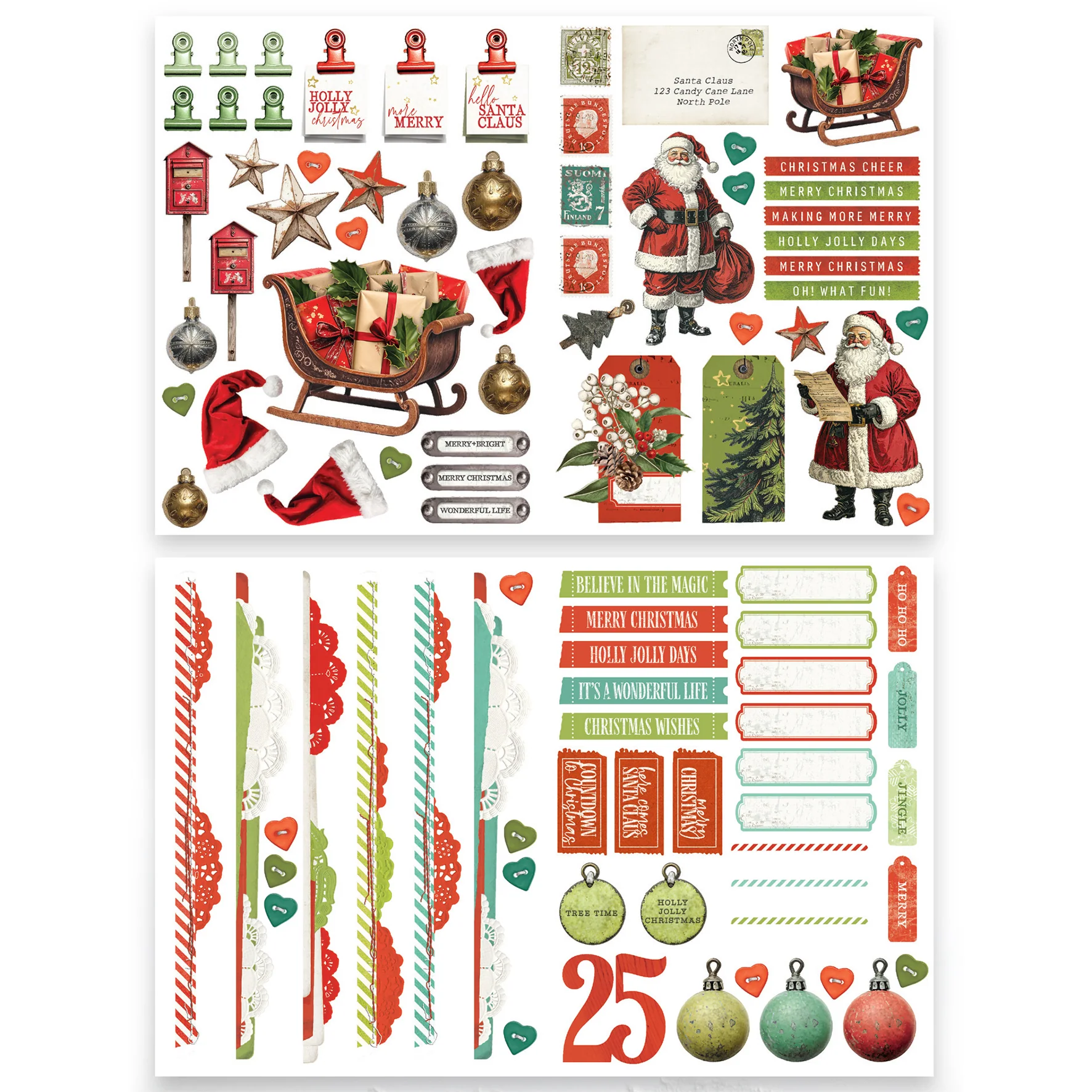 Arden Creative Studio Christmas Cheer Essentials Laser Cuts - Image 2