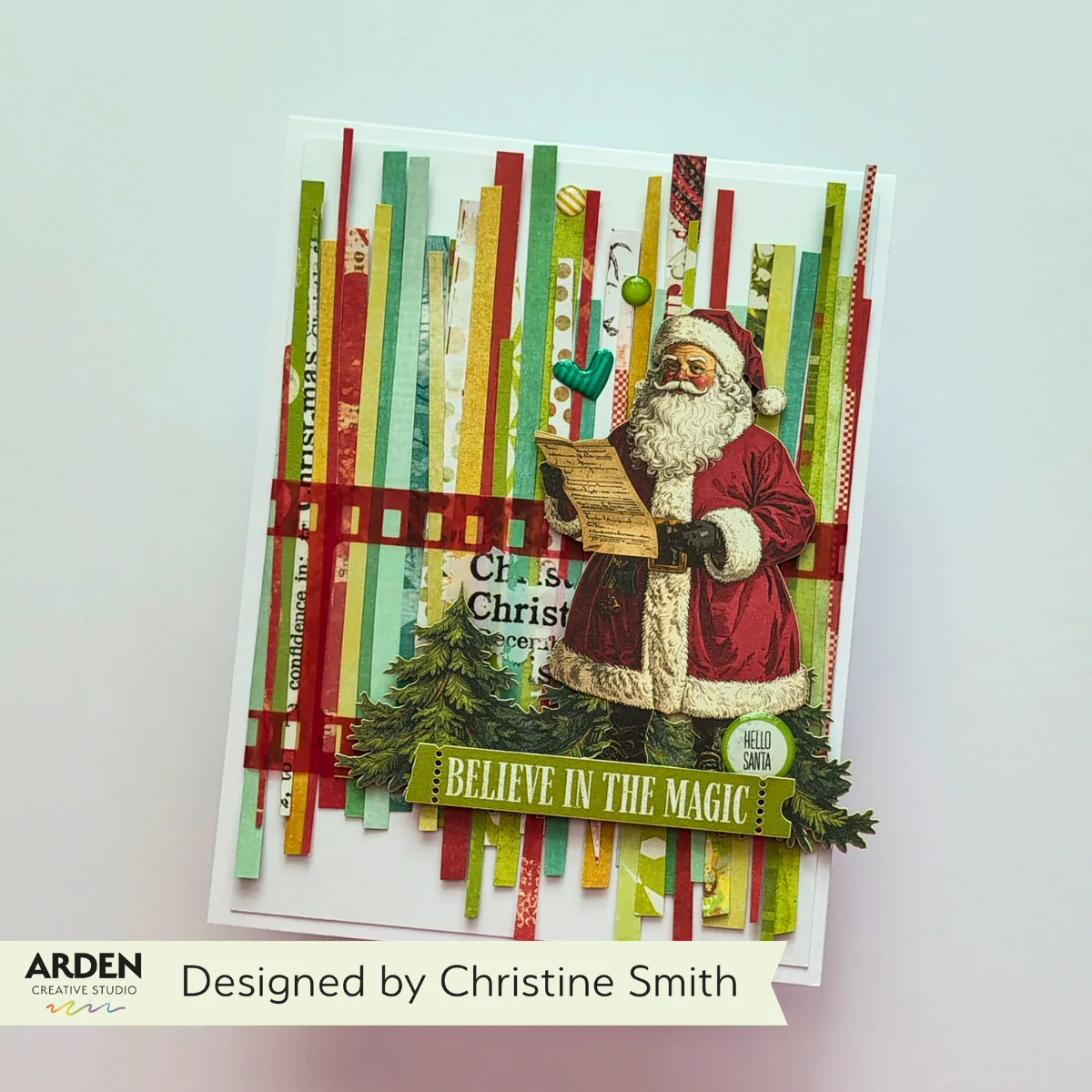 Arden Creative Studio Christmas Cheer Film Reel Continuous PET Tape - Image 2