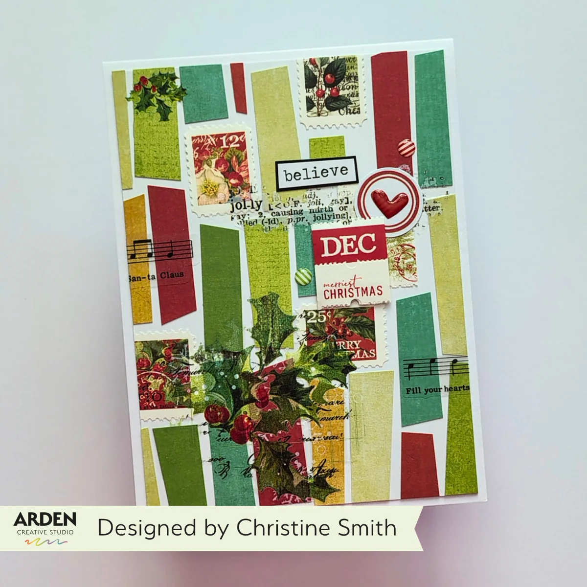 Arden Creative Studio Christmas Cheer Kiss-Cut Sentiment PET Tape - Image 7