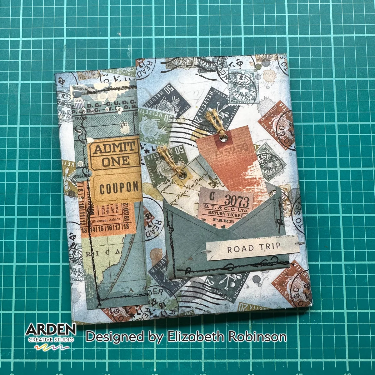 Arden Creative Studio Maker Series Traveler Essential Words+Phrases 4in x 6in Clear Stamp Set - Image 3