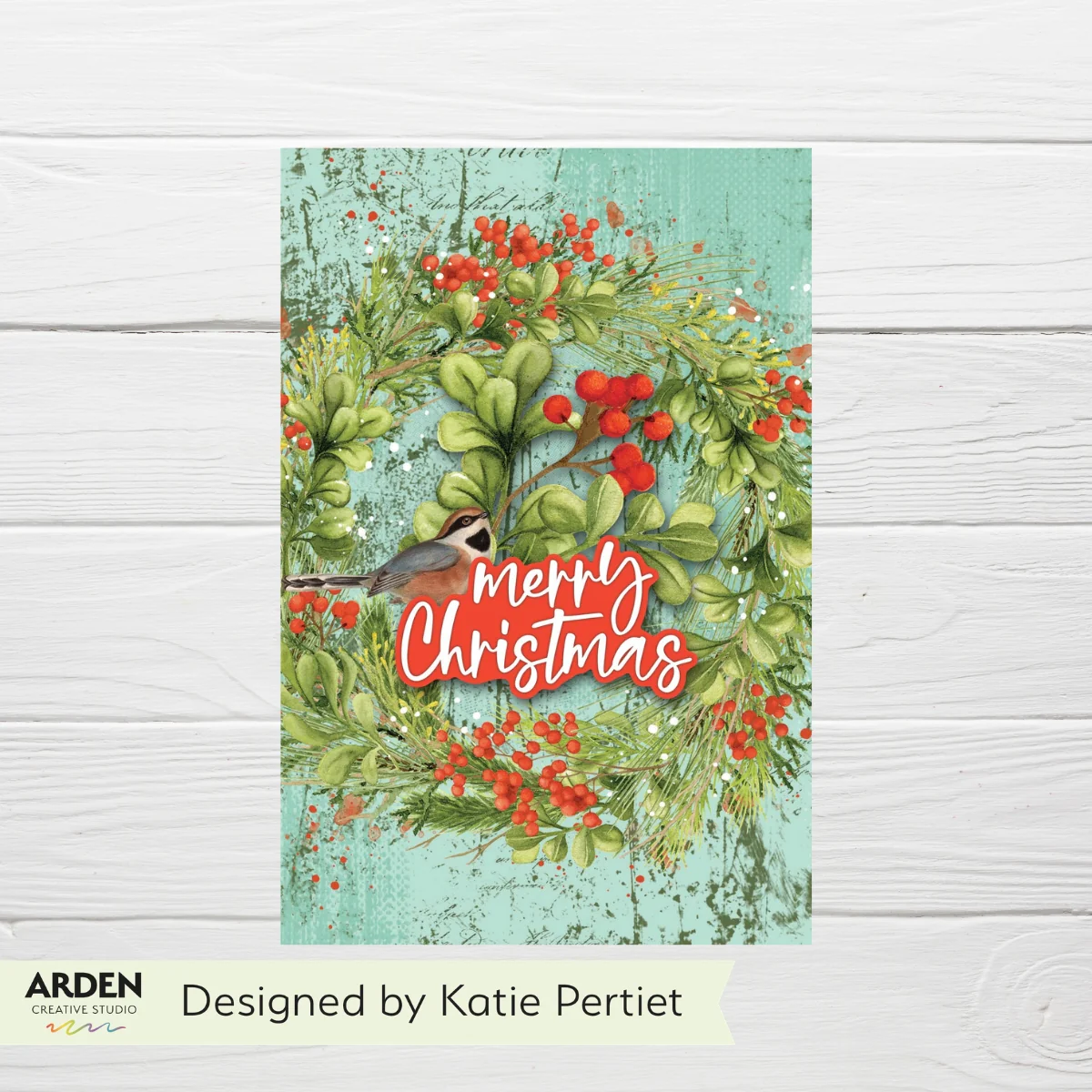 Arden Creative Studio Sentiment Cloud Series Merry Christmas Craft Die Set - Image 2
