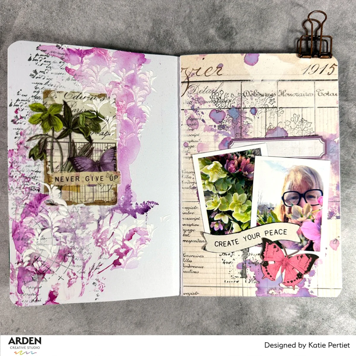 Arden Creative Studio Vintage Makers Ledger Essentials 6in x 8in Paper Pad - Image 5