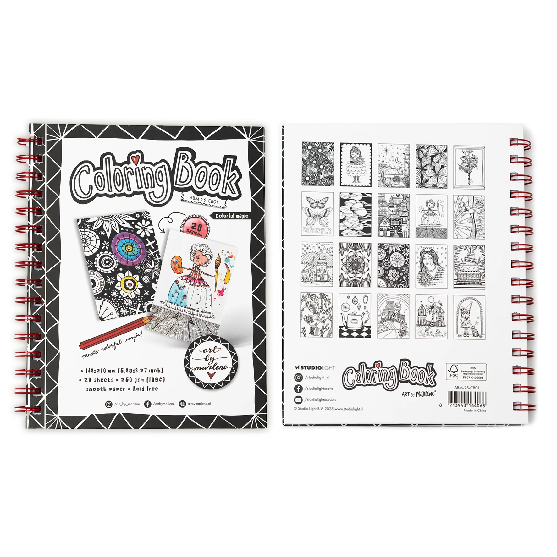 Art By Marlene Coloring Book Colorful Magic