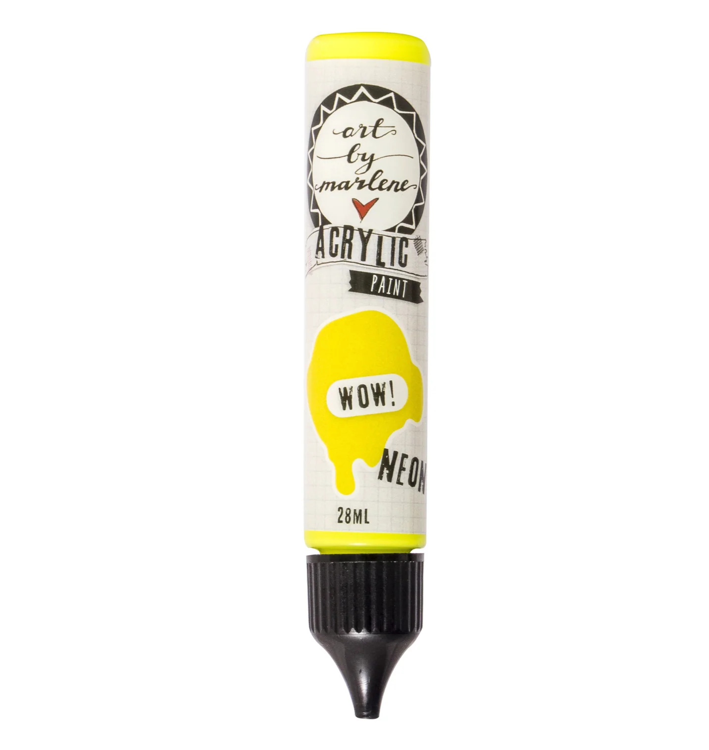Art By Marlene Essentials Acrylic Paint Wow! Neon 28ml