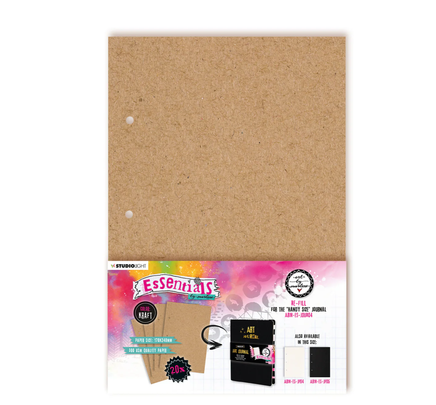 Art By Marlene Essentials Journal Pages 170x240mm Kraft