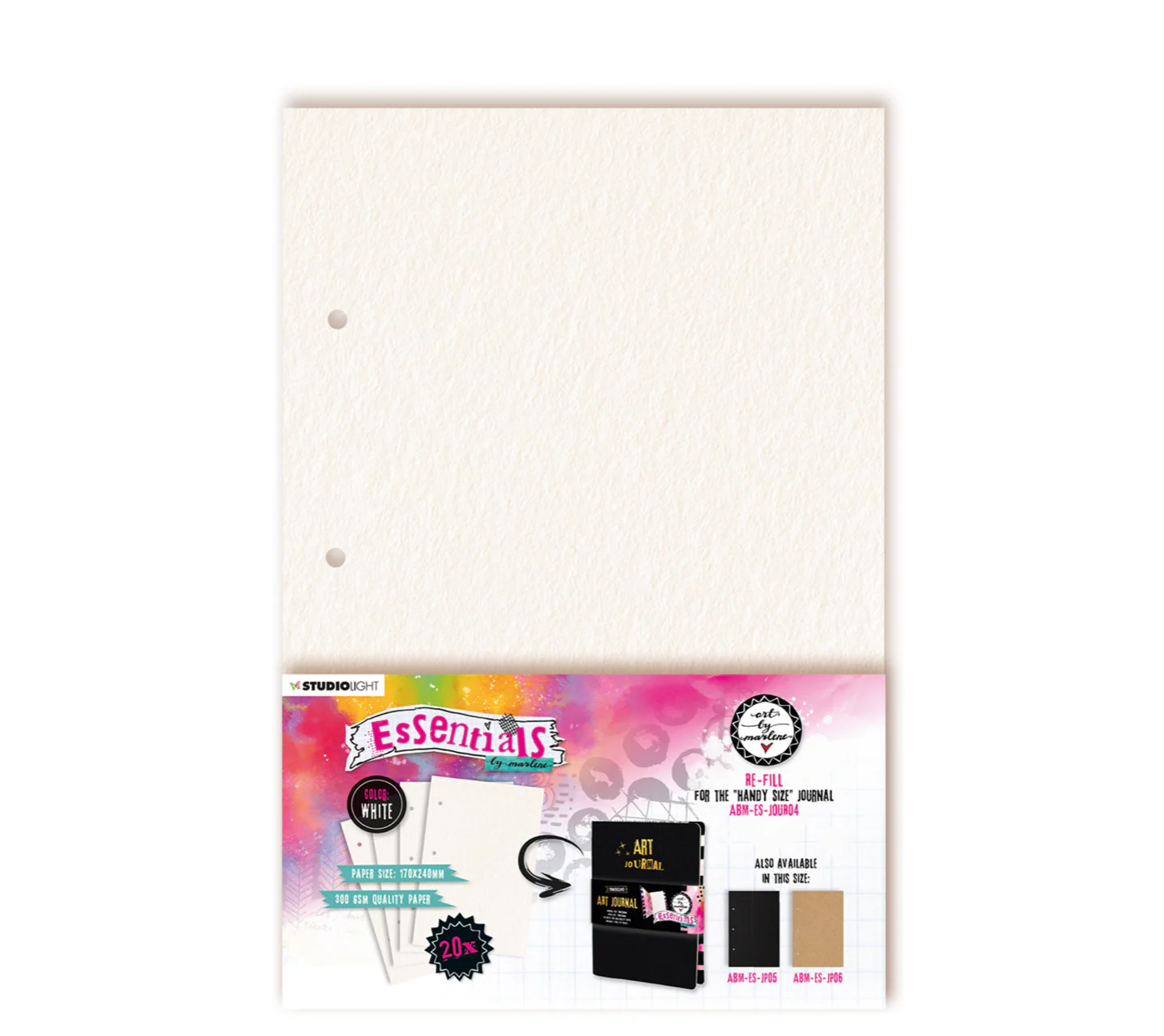 Art By Marlene Essentials Journal Pages 170x240mm White