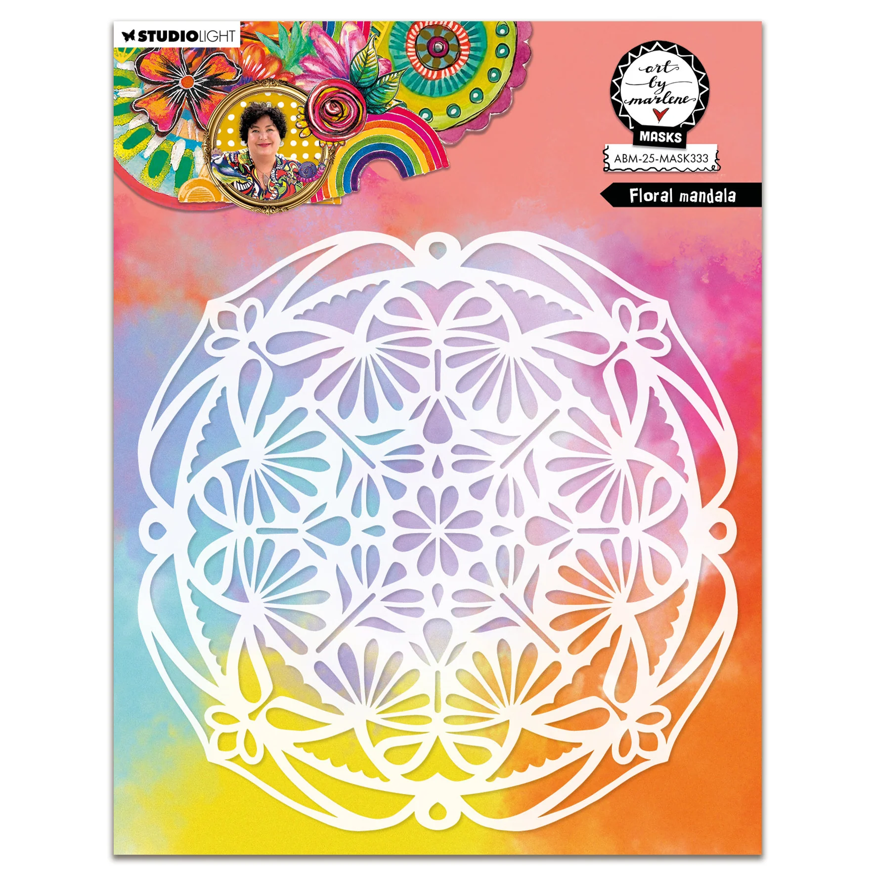 Art by Marlene Mask - Floral Mandala
