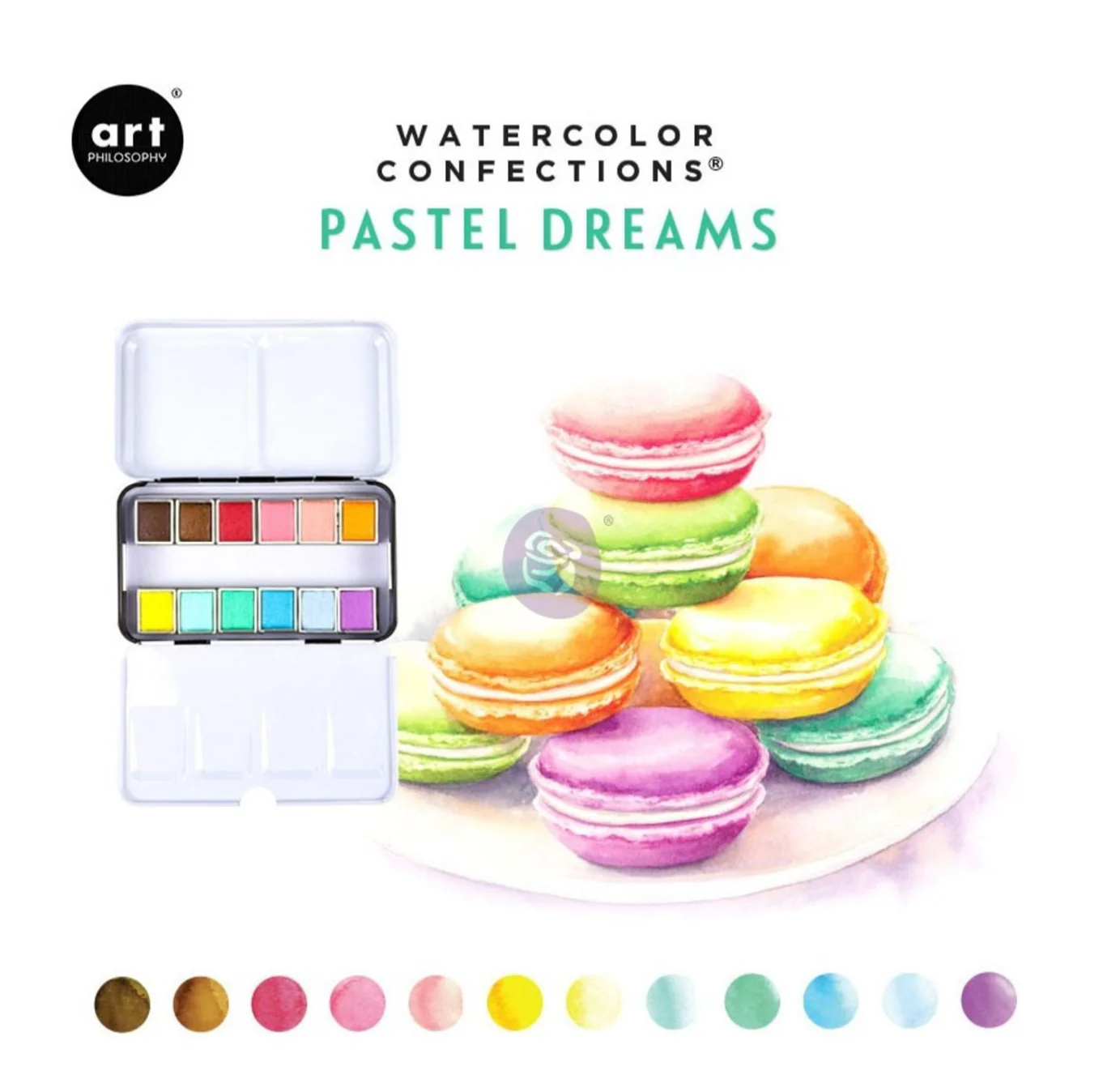 Art Philosophy Watercolor Confections Pastel Dreams