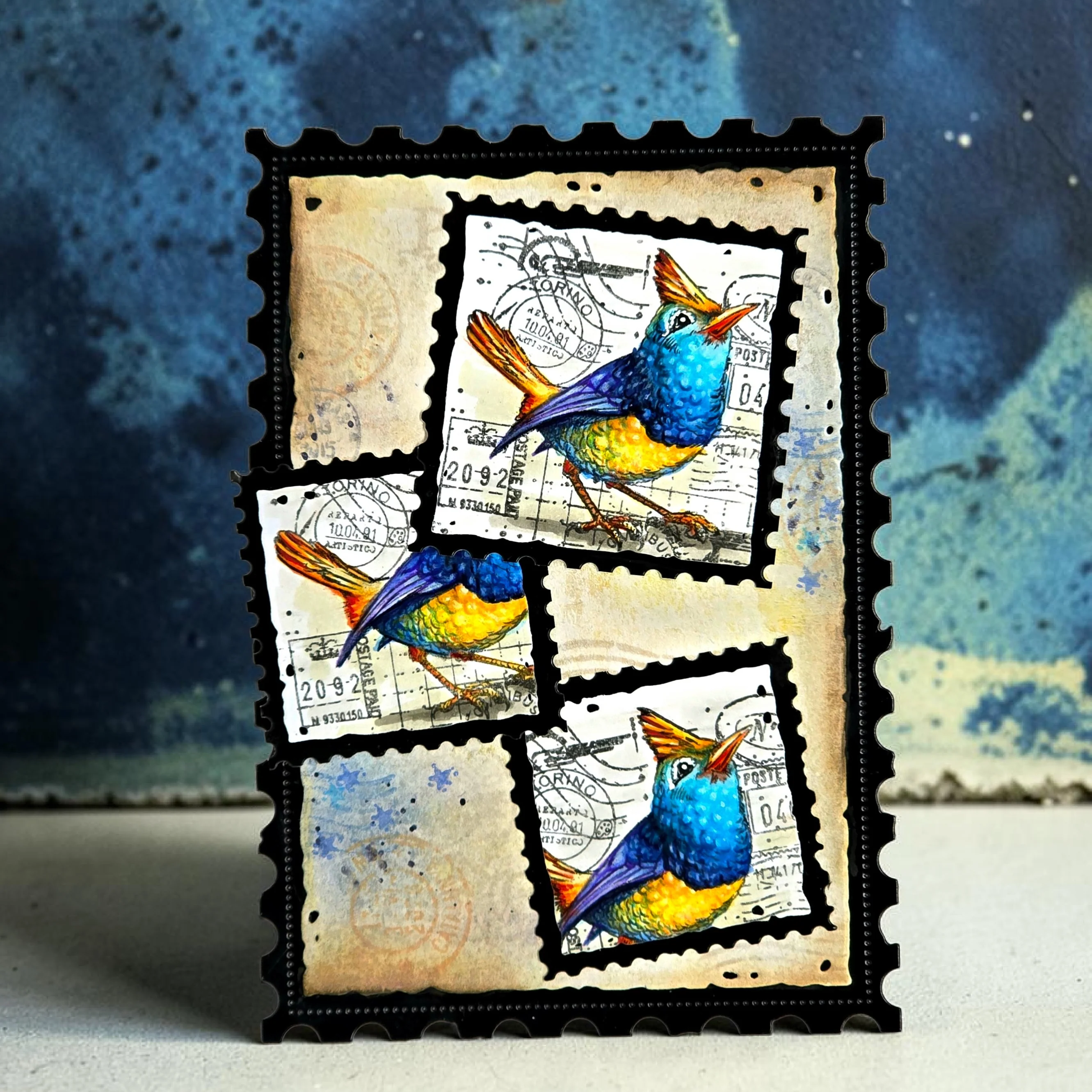 Autour De Mwa Dispatch Transit Stamp + Matching Die Bundle - Image 4