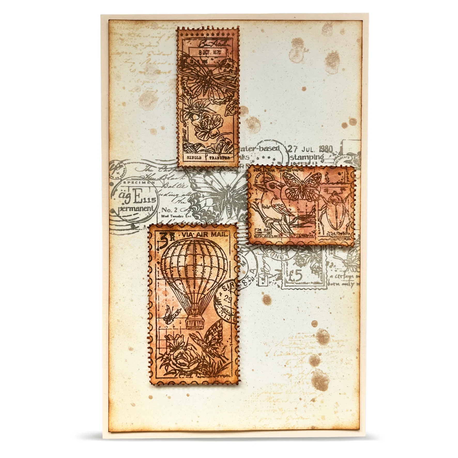 Autour De Mwa Dispatch Transit Stamp + Matching Die Bundle - Image 7