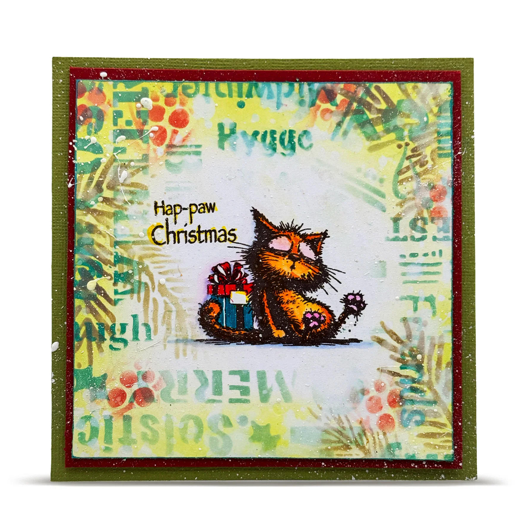 Creative Ember Designs Evergreen - 6x6 (inch) Stencil - Image 4