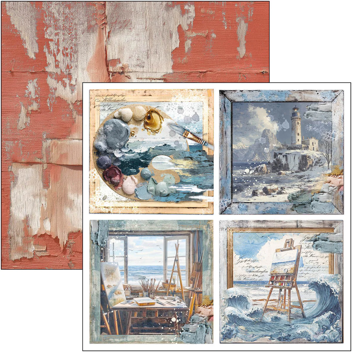 Ciao Bella An Artist Journey 8x8 Inch Paper Pad (12pcs) - Image 10