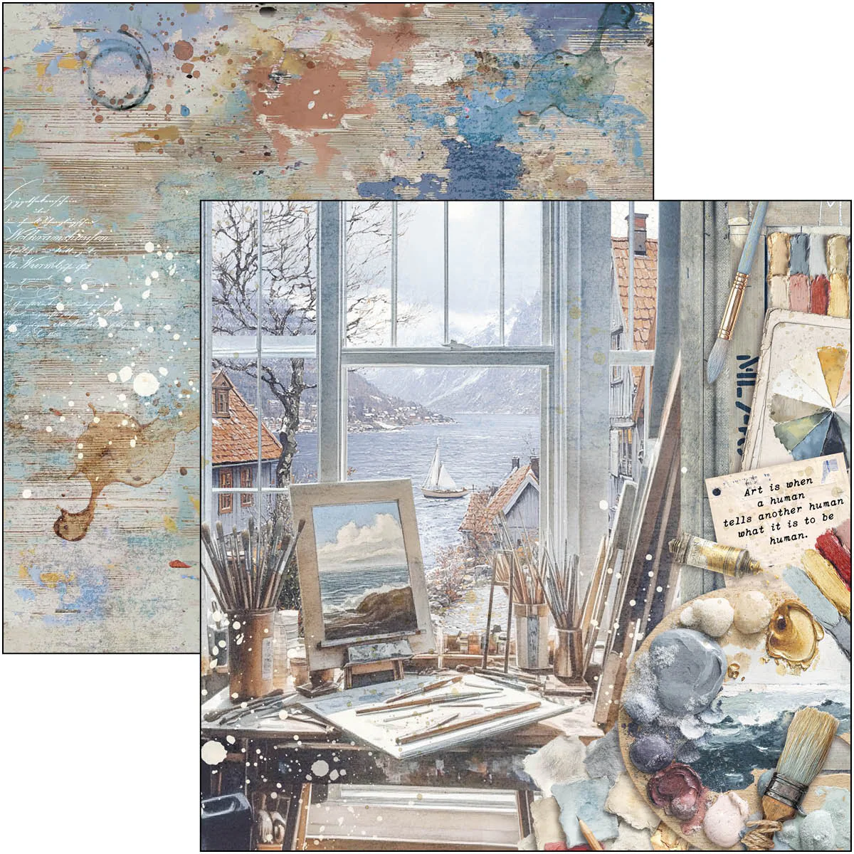 Ciao Bella An Artist Journey 8x8 Inch Paper Pad (12pcs) - Image 11