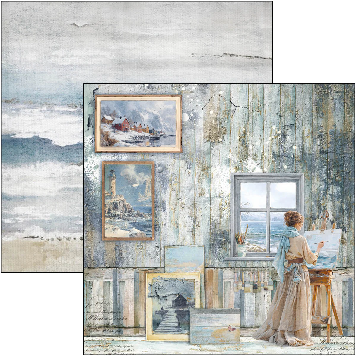 Ciao Bella An Artist Journey 8x8 Inch Paper Pad (12pcs) - Image 3