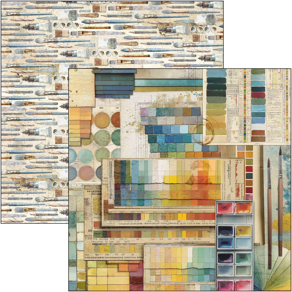 Ciao Bella An Artist Journey 8x8 Inch Paper Pad (12pcs) - Image 4