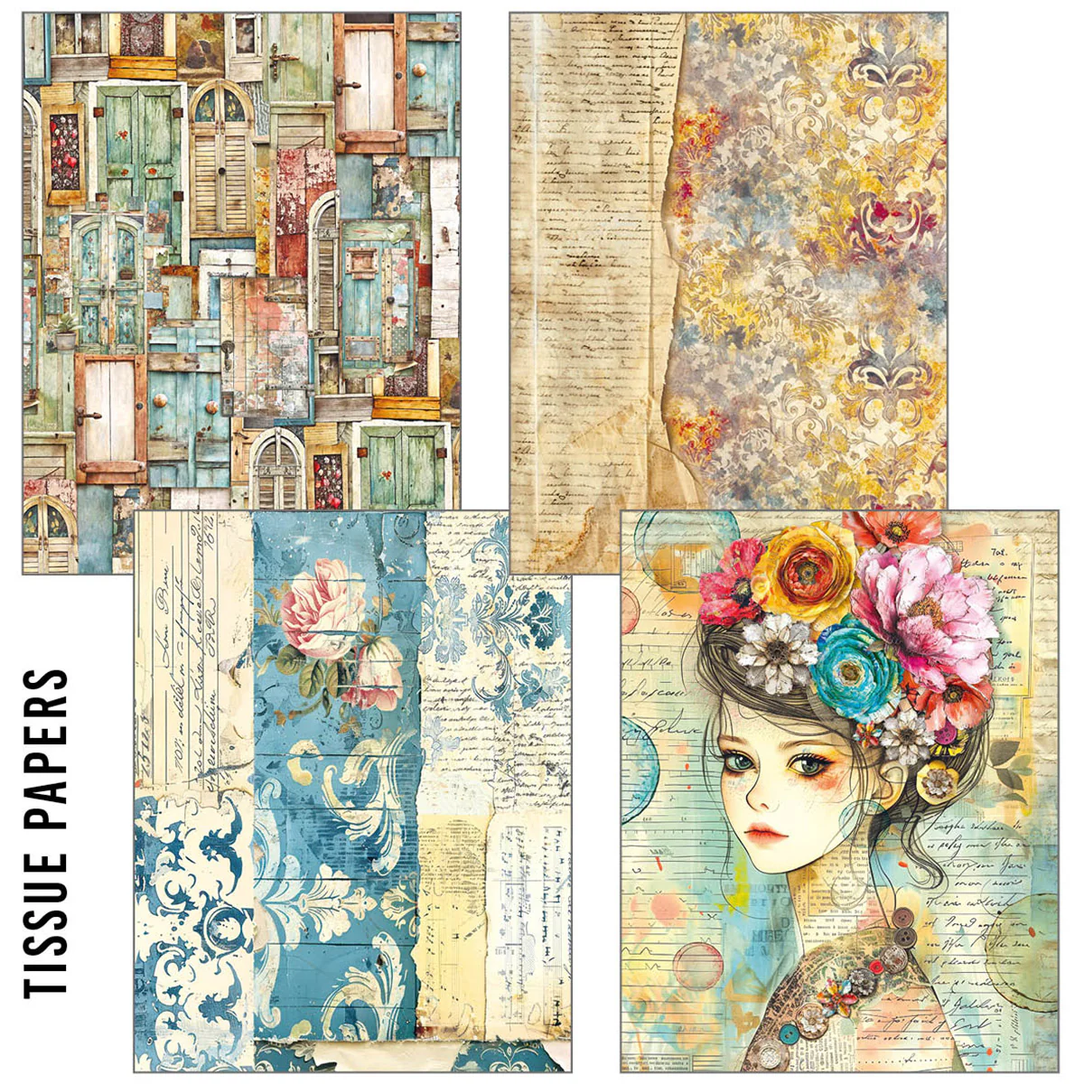 Ciao Bella Craftmix Mixed A5 Paper Pack Quintessential (8pcs) - Image 2