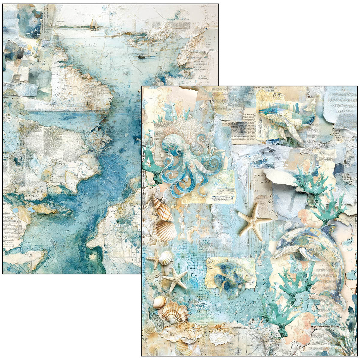 Ciao Bella Edge of the Ocean A4 Maxi Mixed Media Book - Image 11
