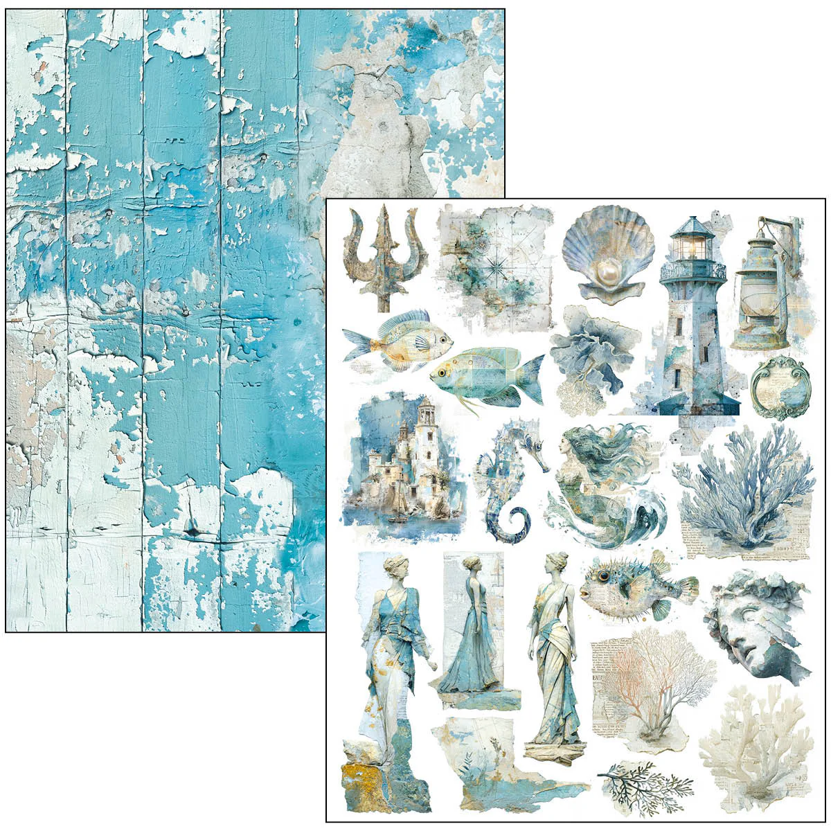 Ciao Bella Edge of the Ocean A4 Maxi Mixed Media Book - Image 16