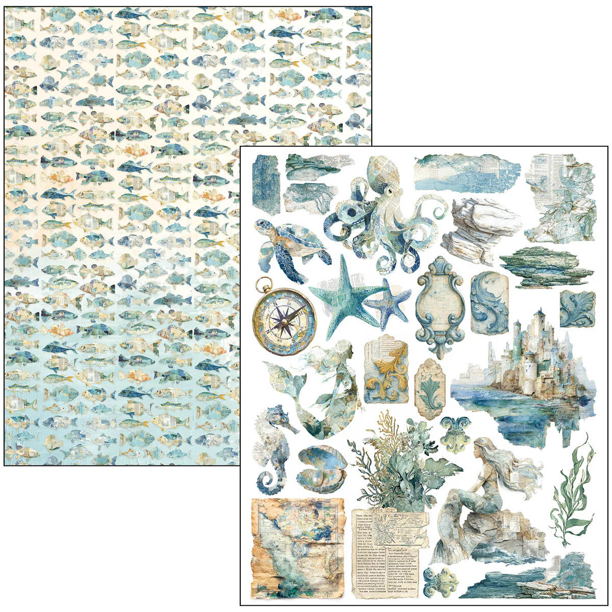 Ciao Bella Edge of the Ocean A4 Maxi Mixed Media Book - Image 19