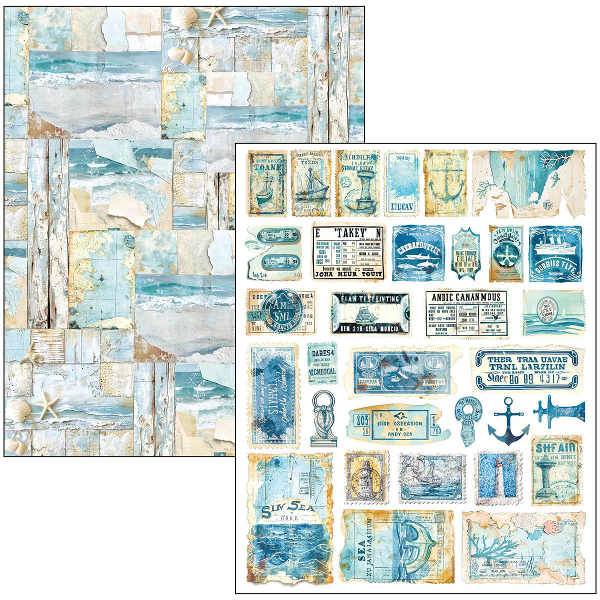 Ciao Bella Edge of the Ocean A4 Maxi Mixed Media Book - Image 22