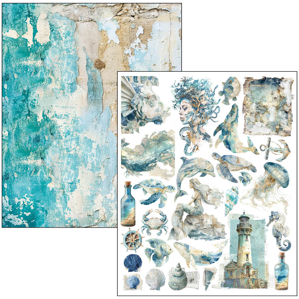 Ciao Bella Edge of the Ocean A4 Maxi Mixed Media Book - Image 26