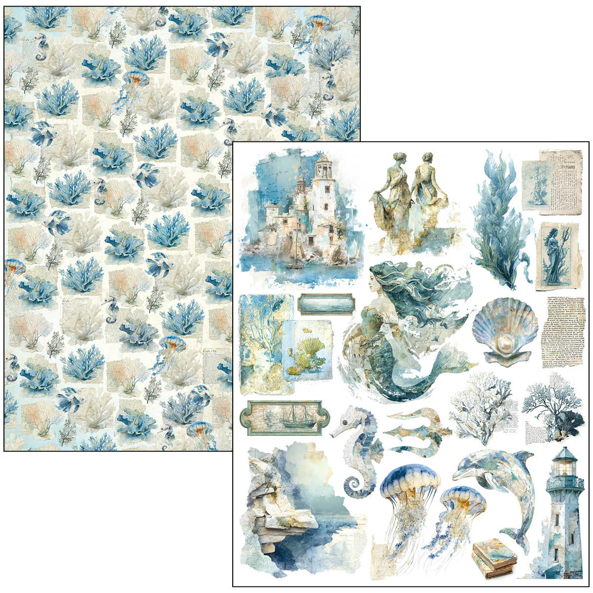 Ciao Bella Edge of the Ocean A4 Maxi Mixed Media Book - Image 27