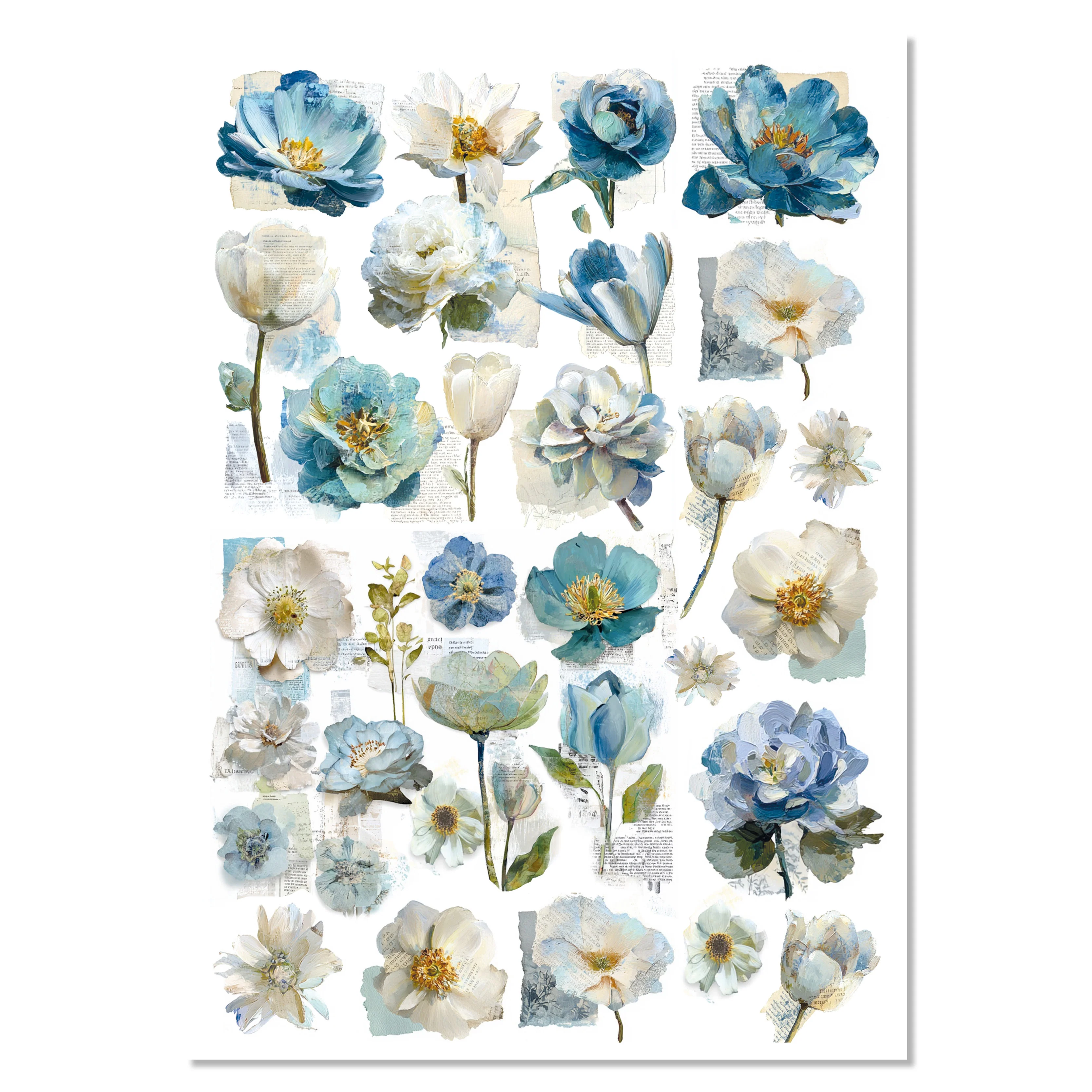 Ciao Bella Edge of the Ocean A4 Mixed Media Rice Paper (4pcs) - Image 5