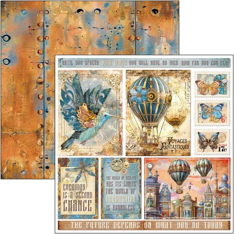 Ciao Bella Esprit de Voyage 12x12 Inch Patterns Pad (8pcs) - Image 7