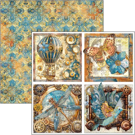 Ciao Bella Esprit de Voyage 12x12 Inch Patterns Pad (8pcs) - Image 8
