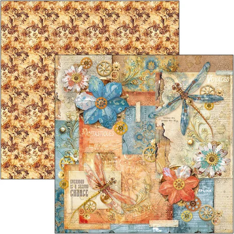 Ciao Bella Esprit de Voyage 8x8 Inch Paper Pad (12pcs) - Image 11