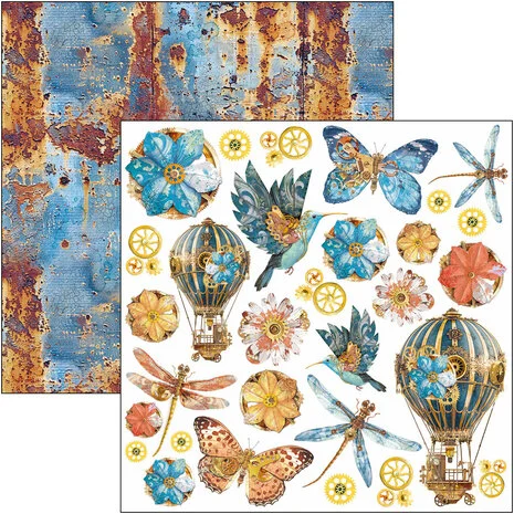 Ciao Bella Esprit de Voyage 8x8 Inch Paper Pad (12pcs) - Image 7