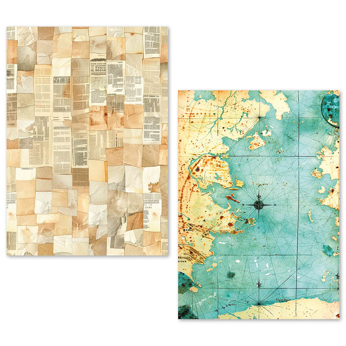Ciao Bella Fragments of Time A5 Tissue Paper Set (24pcs) - Image 10
