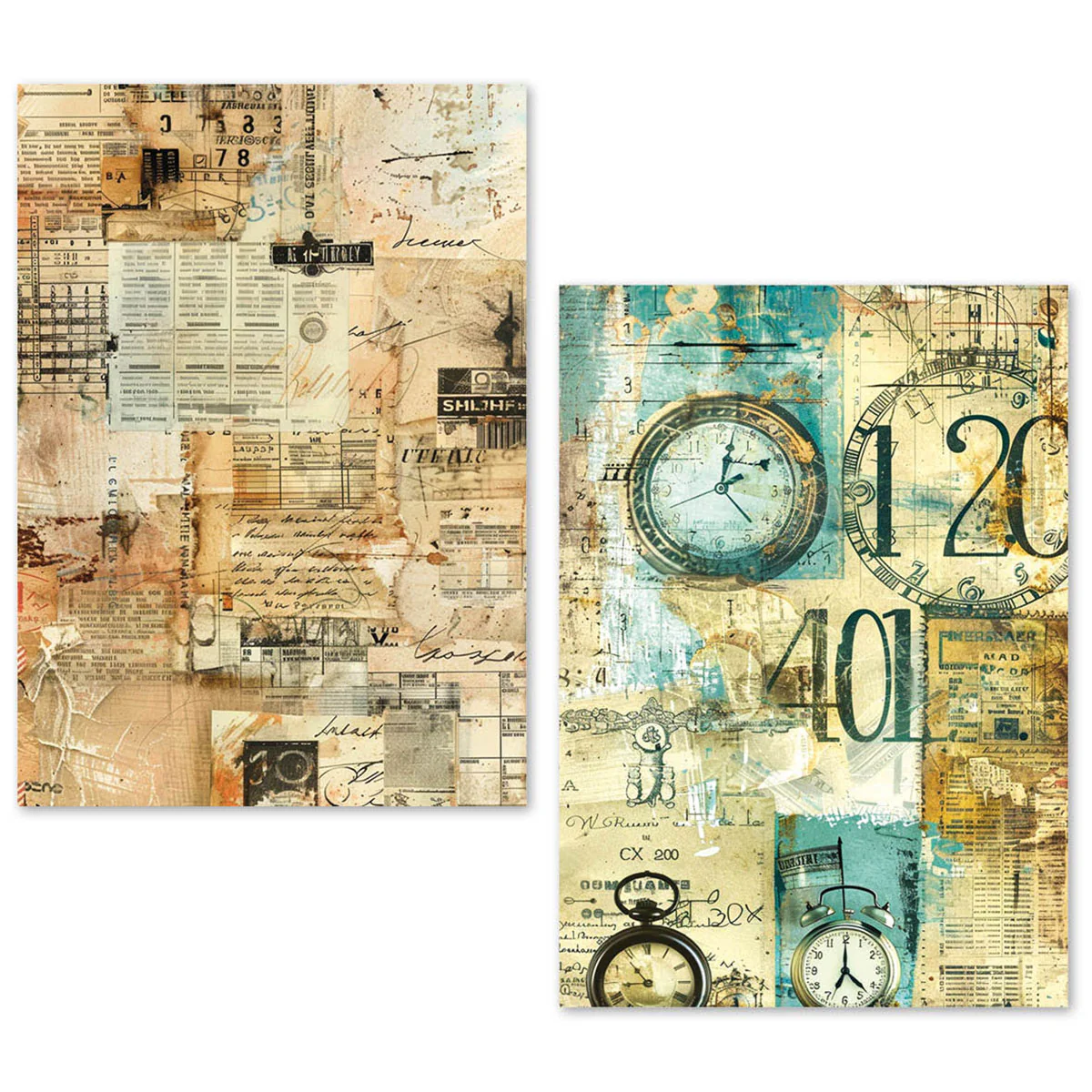 Ciao Bella Fragments of Time A5 Tissue Paper Set (24pcs) - Image 11