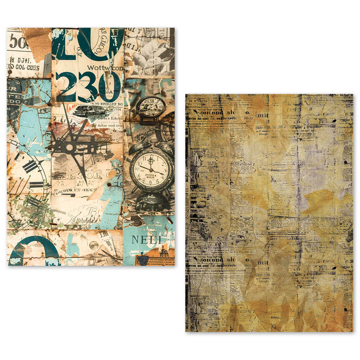 Ciao Bella Fragments of Time A5 Tissue Paper Set (24pcs) - Image 4
