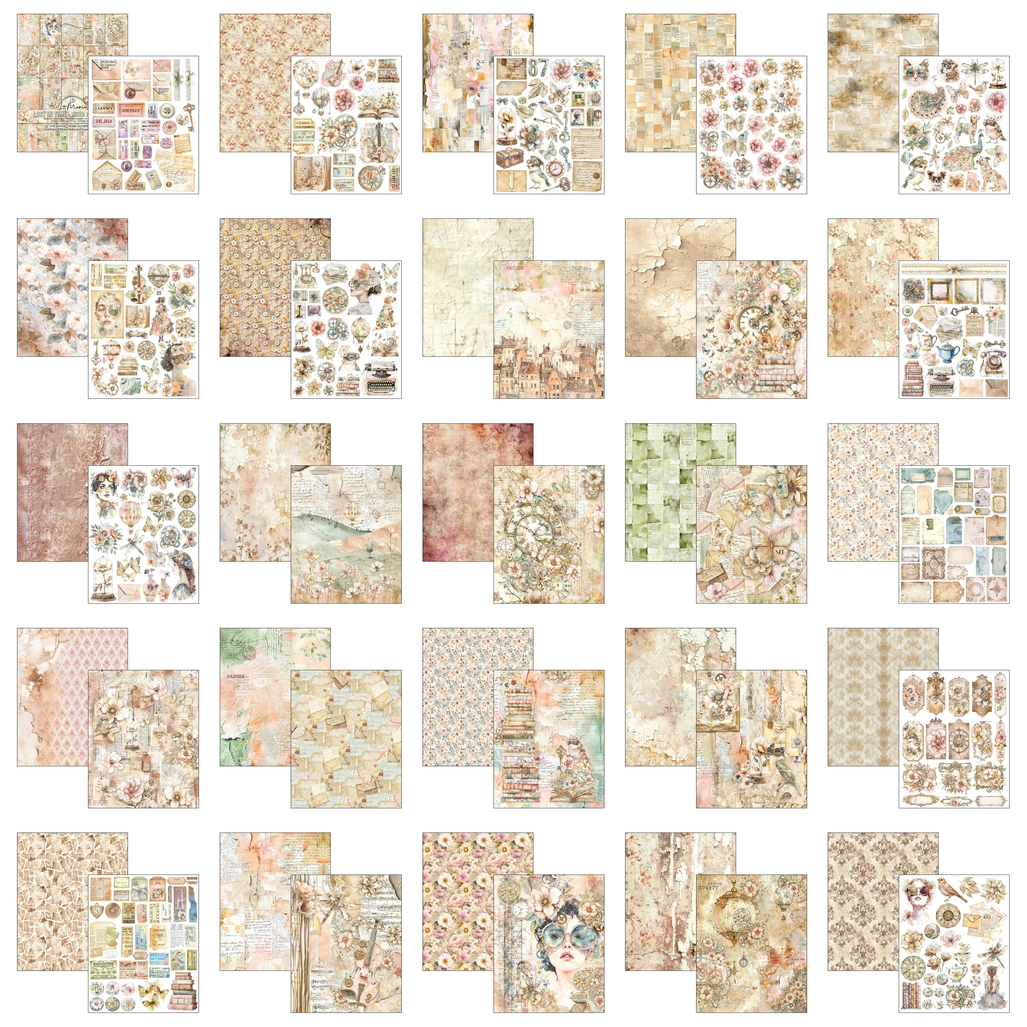 Ciao Bella Lost in Time A4 Maxi Mixed Media Book - Image 2