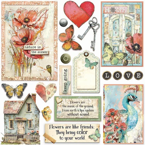 Ciao Bella Majestic Dream 6x6 Inch Vellum Fussy Cut (6pcs) - Image 3