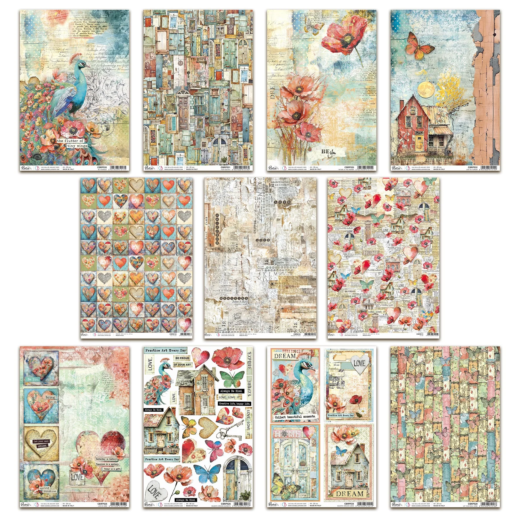 Ciao Bella Majestic Dream A4 & A3 Rice Paper Bundle