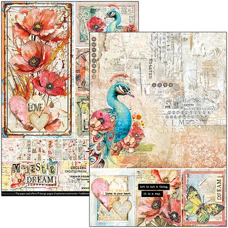 Ciao Bella Majestic Dream A4 Creative Pad (9pcs) - Image 3