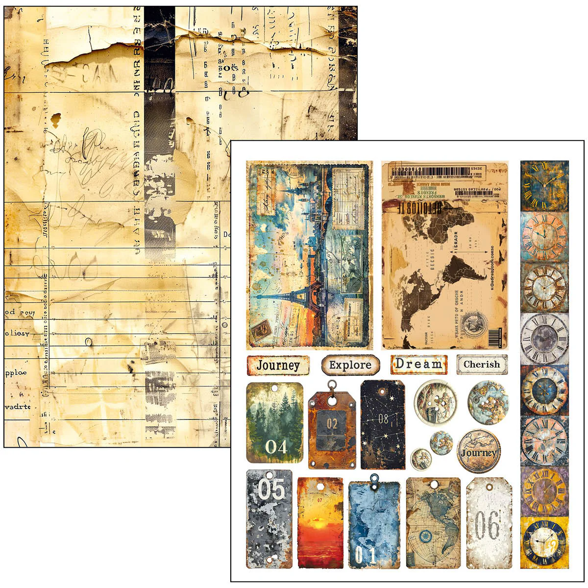 Ciao Bella Mixed Media Book A4 Maxi Journey Ahead - Image 11