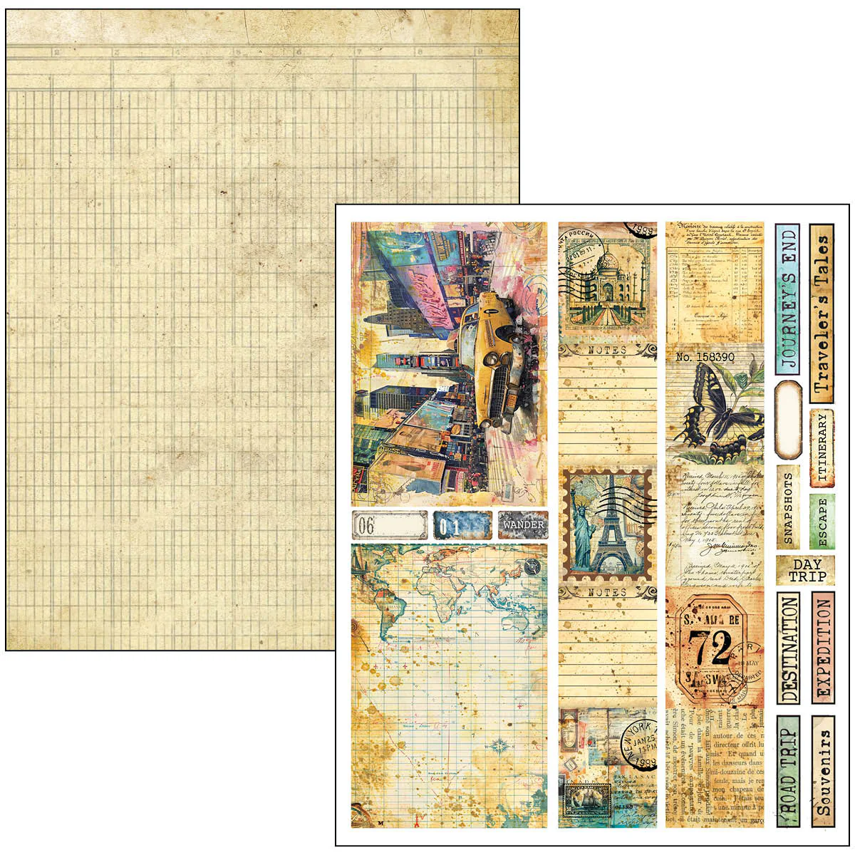 Ciao Bella Mixed Media Book A4 Maxi Journey Ahead - Image 23