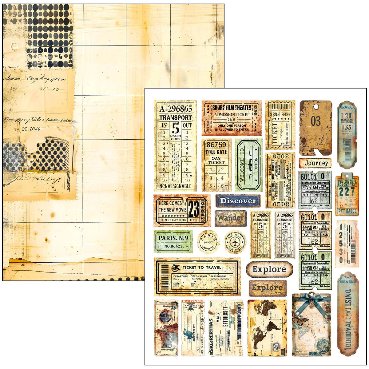Ciao Bella Mixed Media Book A4 Maxi Journey Ahead - Image 26
