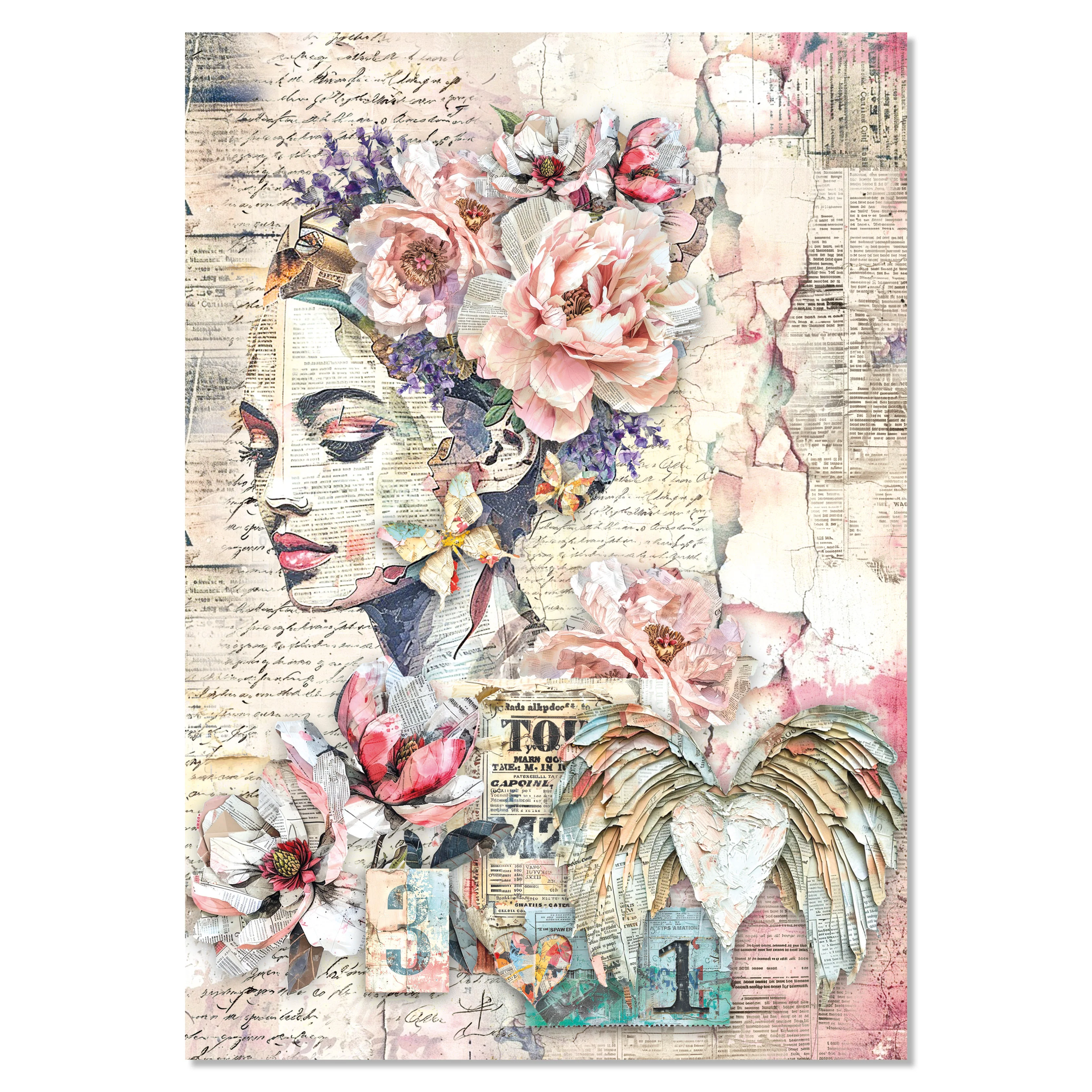 Ciao Bella The Sound of Spring A4 Mixed Media Rice Paper (4pcs) - Image 2