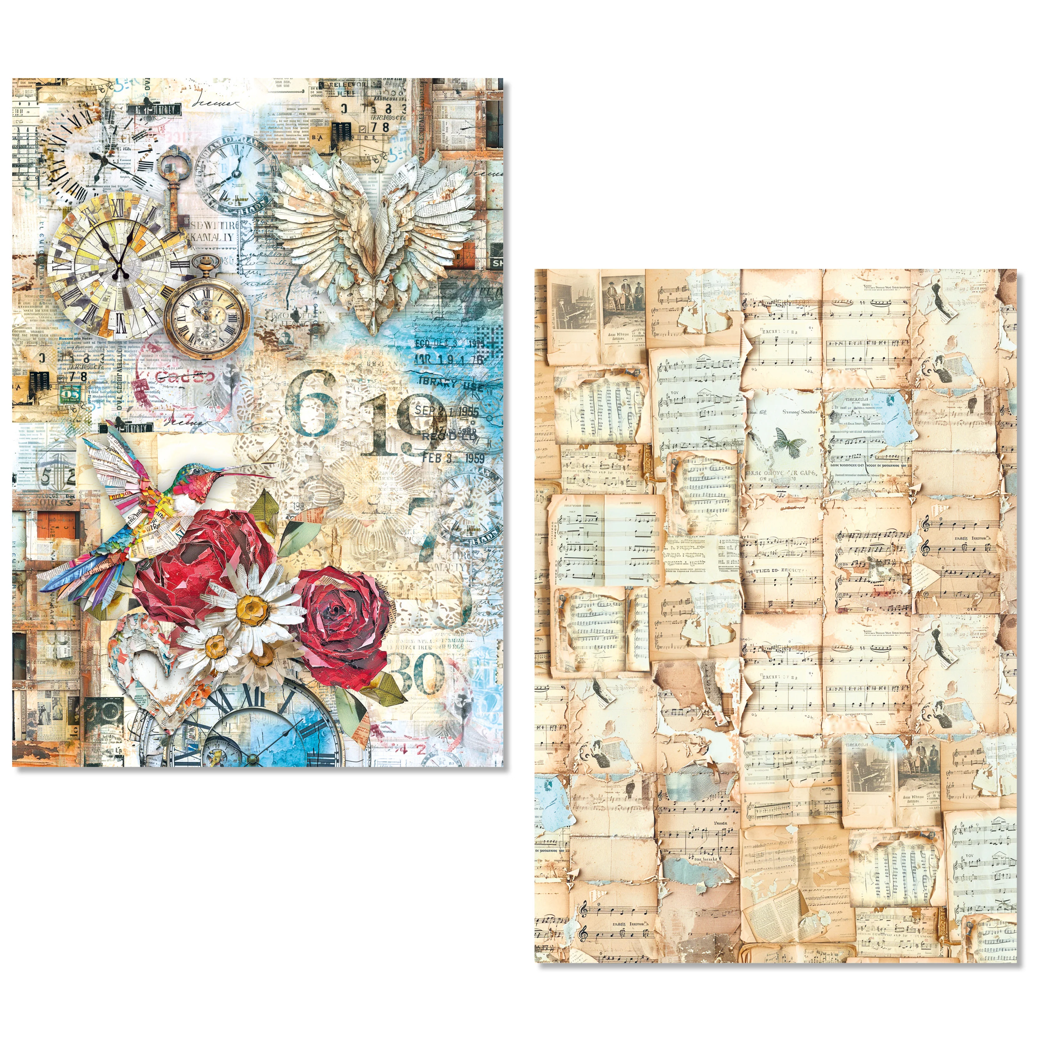 Ciao Bella The Sound of Spring A5 Rice Paper Mixed (8pcs) - Image 2