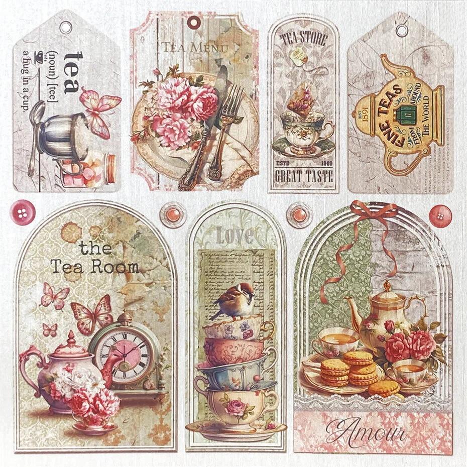 Ciao Bella Timeless Moments 6x6 Inch Deluxe Paper Silver (5pcs) - Image 5