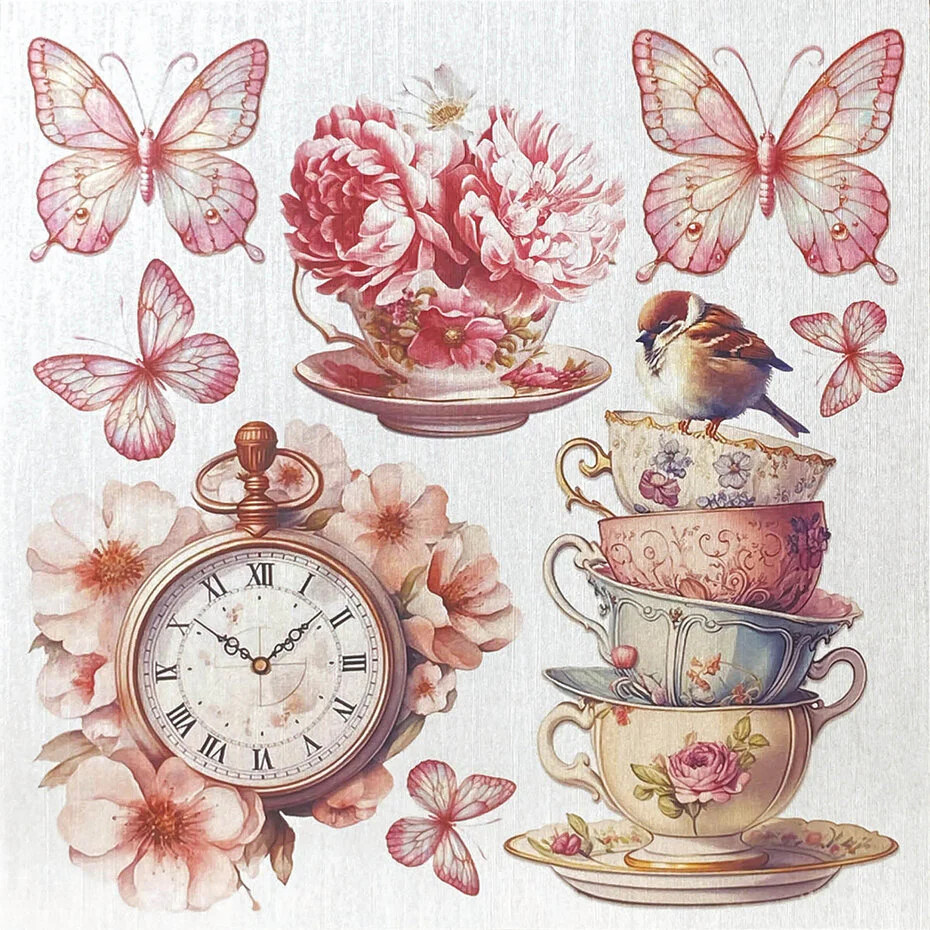 Ciao Bella Timeless Moments 6x6 Inch Deluxe Paper Silver (5pcs) - Image 7